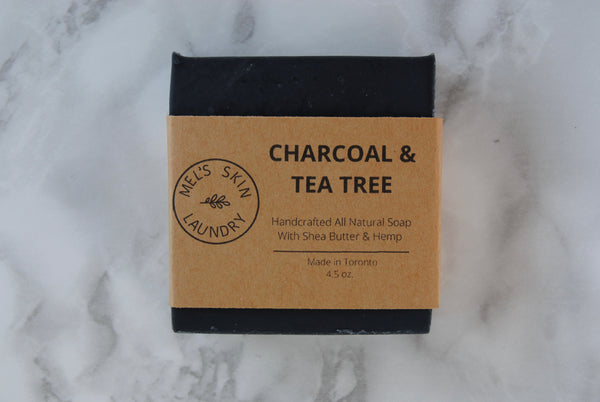 Charcoal & Tea Tree Hemp Body Soap