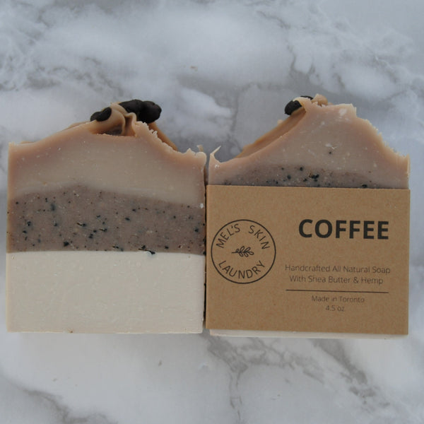 coffee exfoliating grounds soap