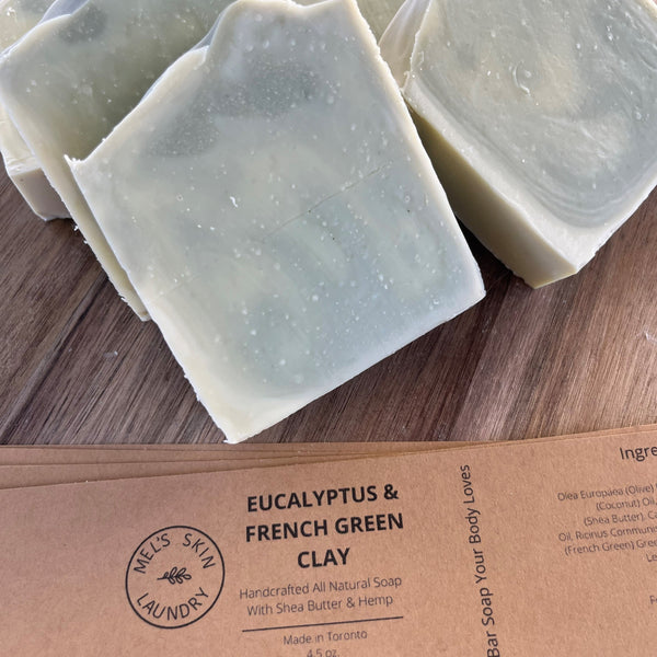 Eucalyptus & French Green Clay Hemp Body Soap