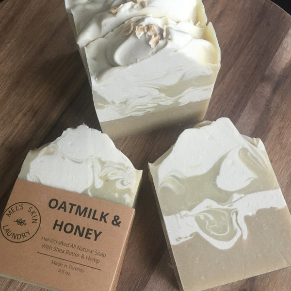 Oatmilk & Honey with Colloidal Oatmeal Hemp Body Soap